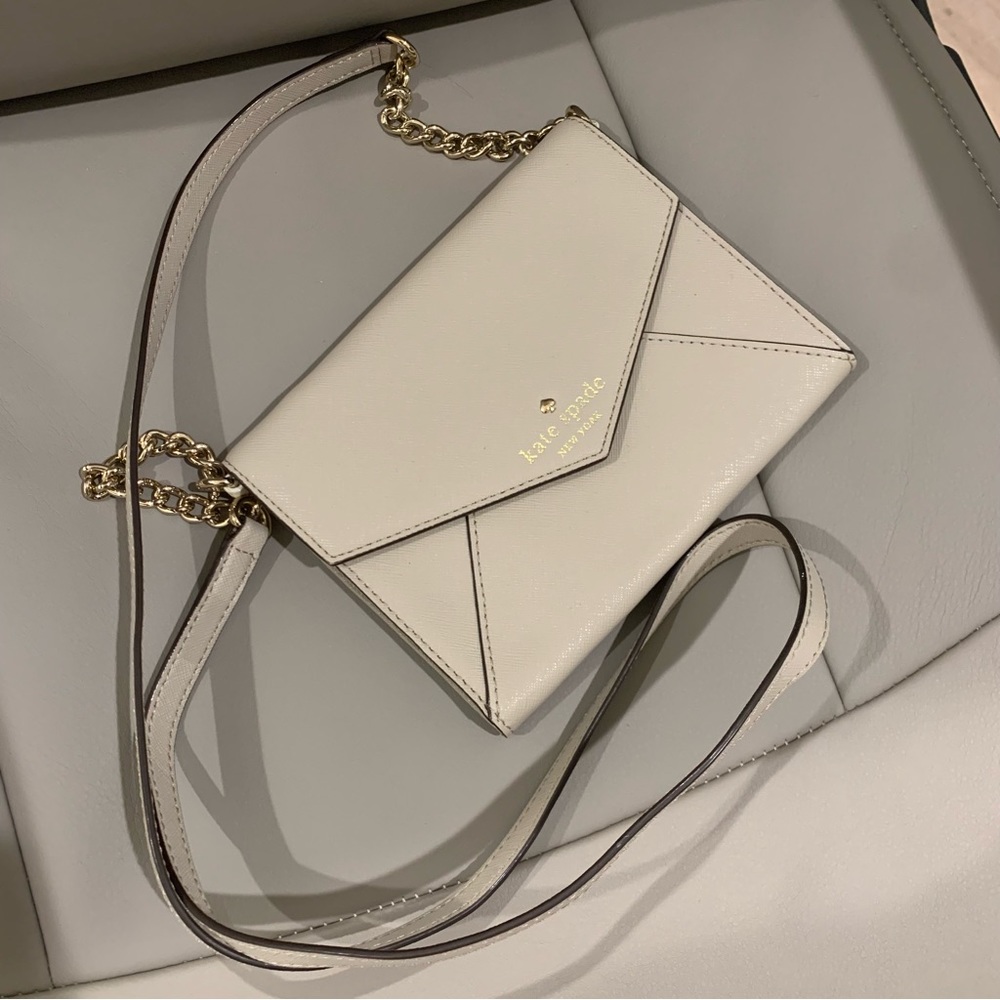 Kate Spade Cedar Street Monday Neutral Envelope Slim Crossbody Bag